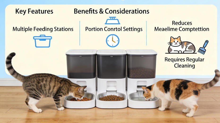 Do Automatic Cat Feeders Work for Multiple Cats